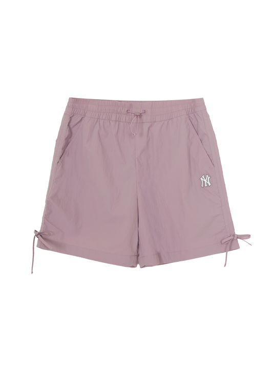 MLB Women's GORPCORE Glossy Shirring 6in Shorts