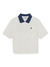 MLB Women's Basic Crop Polo T-Shirts