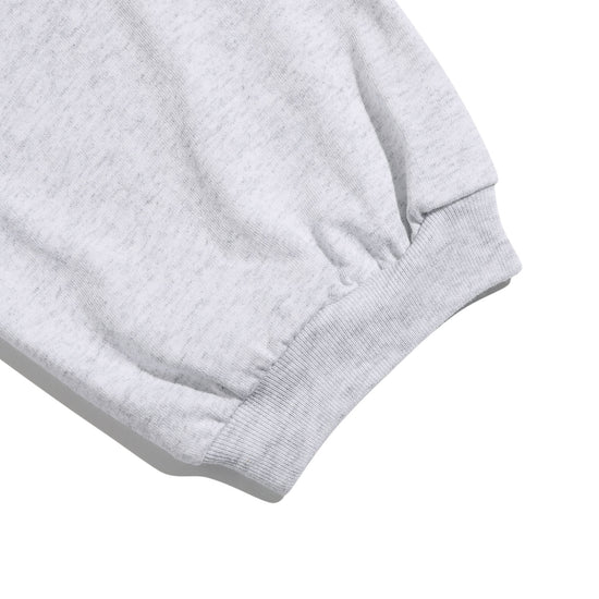 Nice Ghost Club Star Girl Big Big Long Sleeve Hoodie [Light Grey]