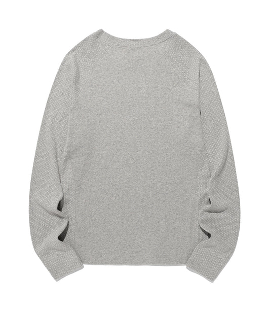 Nice Ghost Club Girl Gang Star Slim Long Sleeve Tee [Grey]