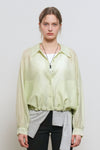 General Idea WOMAN Summer Sheer Volume Blouson Shirt