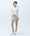 Marithé François Girbaud Mouvement W Classic Logo Wrap Skirts Shorts Black