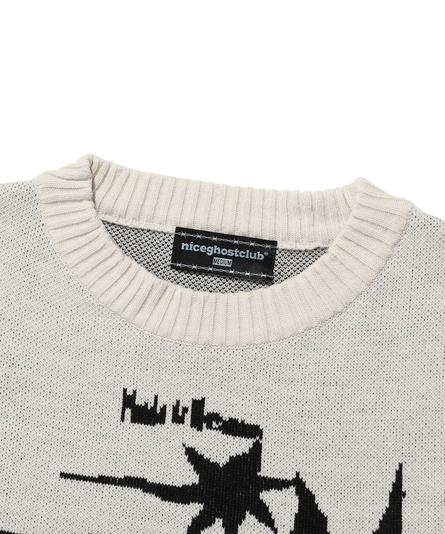 Nice Ghost Club Tornado Logo Knit
