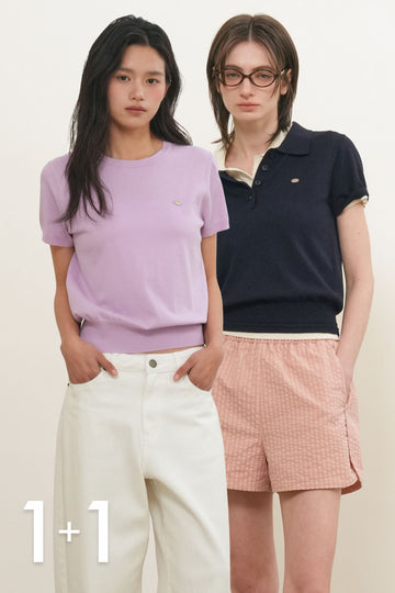 General Idea [2PACK] WOMAN AIRY ESSENTIAL KNIT 2TYPE