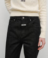Marithé François Girbaud Women's Straight Fit Raw Denim Pants Black