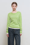 General Idea WOMAN Stripe Layered Pullover