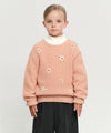 Marithé François Girbaud Kids Flower Knit Pullover