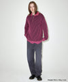 Mahagrid CUTTING CONTRAST HALF ZIP-UP KNIT