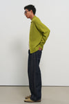 General Idea UNISEX Waffle Bouclé Collar Cardigan