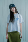 Nice Ghost Club Drawing 3 Star Big Crop Tee