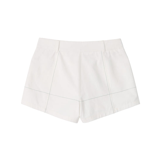 Bitter Cells Stitch Slit Cotton Shorts