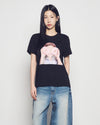 ADLV Women's ADLV Baby Face Donut 3/4 Sleeve T-Shirt