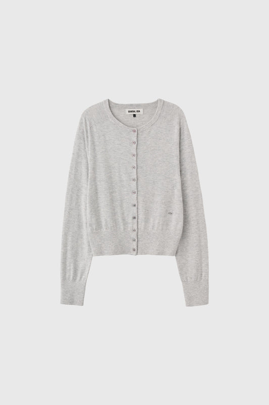 General Idea WOMAN Signature Crew Neck Cardigan