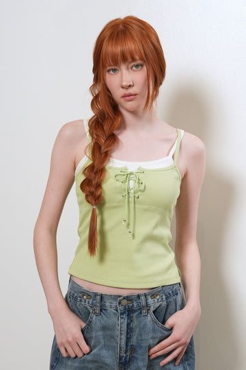 General Idea WOMAN Eyelet Sleeveless