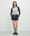 Marithé François Girbaud W BASIC SWEAT SHORTS
