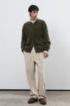 General Idea MAN Single Pleat Corduroy Pants [IVORY] / SBE4M11006