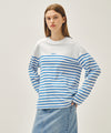 Marithé François Girbaud Block Stripe Long Sleeve Tee
