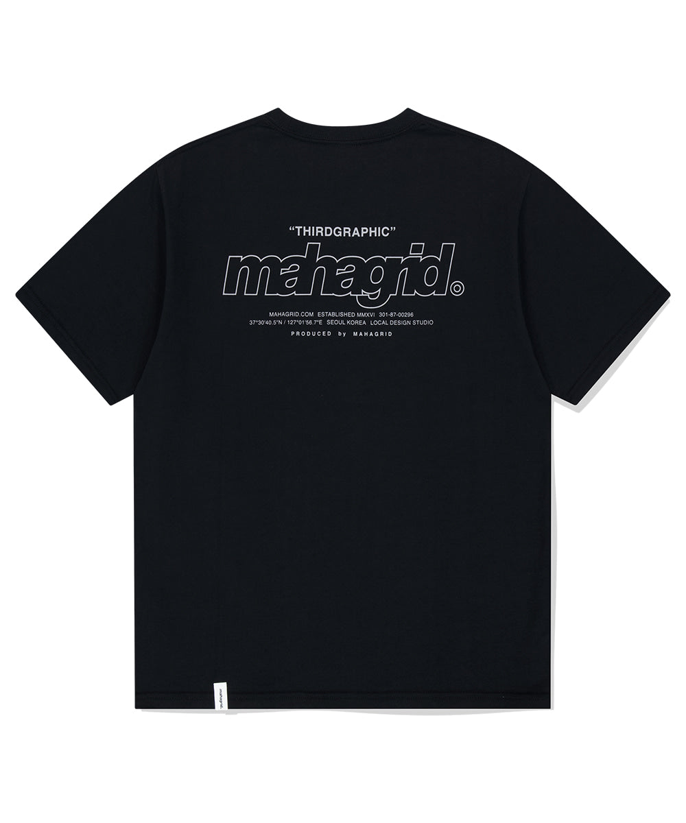 Mahagrid Back Third Logo Tee