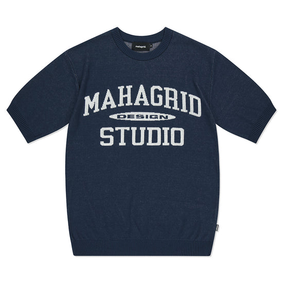 Mahagrid College Logo Half Knit