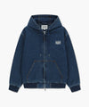 Marithé François Girbaud Denim Hoodie Jacket