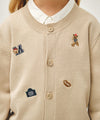 Marithé François Girbaud Kids Doodle Bear Cardigan