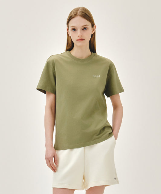Marithé François Girbaud SMALL REGULAR LOGO TEE