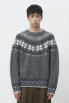 General Idea UNISEX Wool Snow Nordic Pullover
