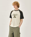 Marithé François Girbaud [REGEN] DOODLE GRAPHIC RAGLAN TEE
