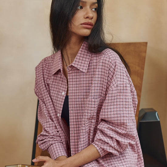 Bitter Cells Sarah Check Shirt - Pink