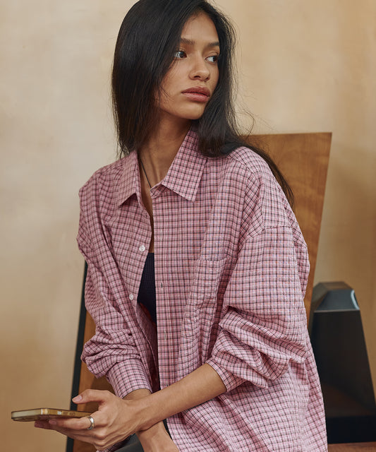 Bitter Cells Sarah Check Shirt - Pink