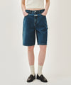 Marithé François Girbaud W CARPENTER DENIM SHORTS