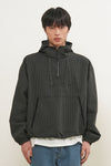 General Idea UNISEX Seersucker Check Hood Anorak