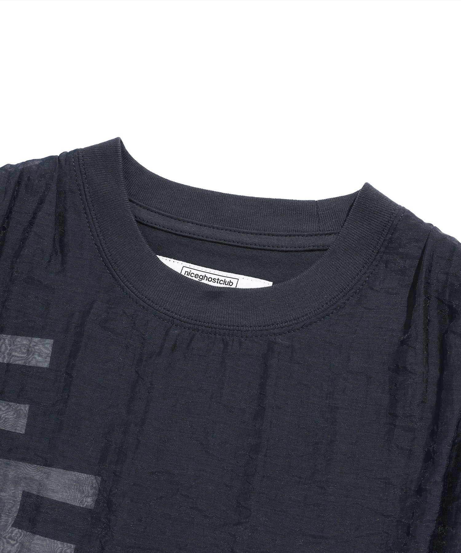 Nice Ghost Club FFATS Logo Layered Sleeve Tee [Navy]