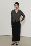 General Idea Woman Minimal H-Line Long Skirt