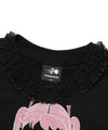 Nice Ghost Club Ghost Angels Lace Tee [Black]