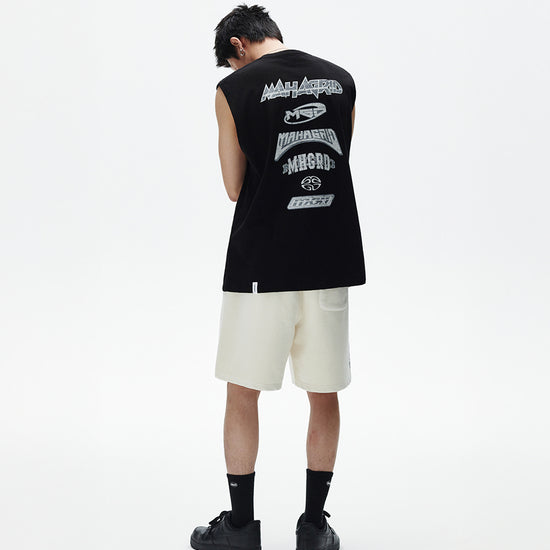 Mahagrid Multi Logo Sleevless Black