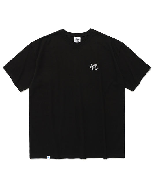 Cavish Gothic Seller Embroidered Logo Short Sleeve Tee