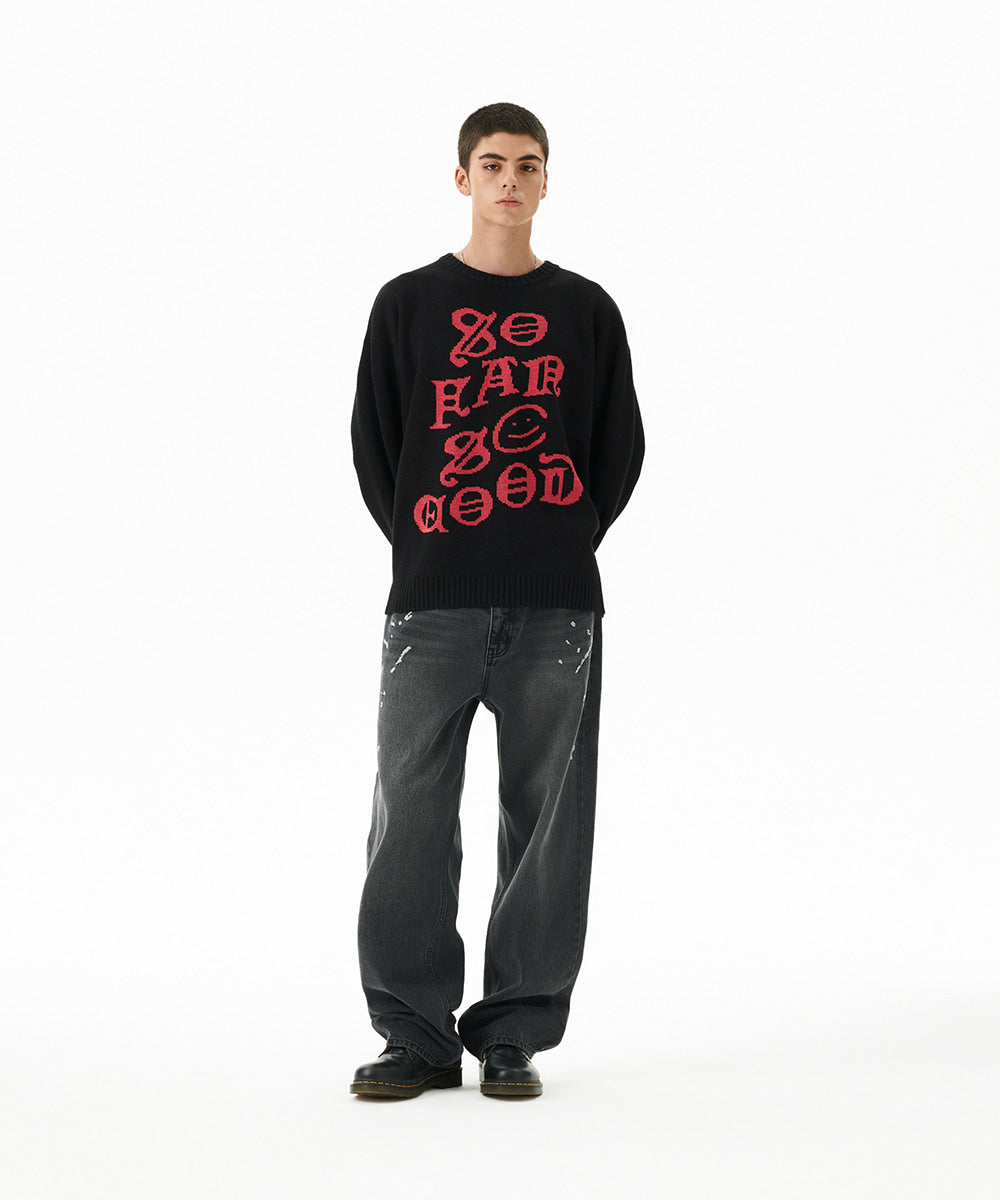 Mahagrid So Far So Good Knit Sweater