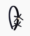 Marithé François Girbaud Kids W Velvet Ribbon Hair Band Navy