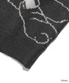 Nice Ghost Club Fantasia Mickey Mouse Knit [Charcoal]