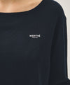 Marithé François Girbaud W BOAT NECK KNIT PULLOVER