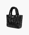 Marithé François Girbaud Classic Logo Matt Metallic Padding Bag Ivory