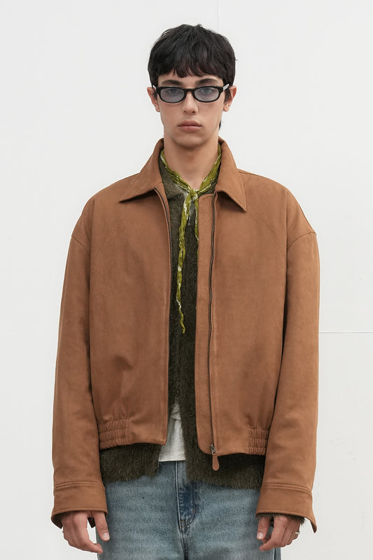 General Idea UNISEX Suede Collar Blouson