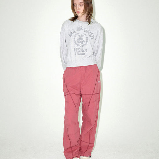 Mahagrid VINTAGE COLLEGE CROP SWEATSHIRT