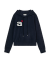 AEAE Dot Small Letter Fleece Hoodie