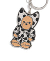 Nice Ghost Club Devil Bear Doll Metal Key Ring [Silver]