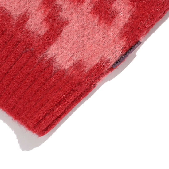 Nice Ghost Club Houndstooth Devil Rose Knit