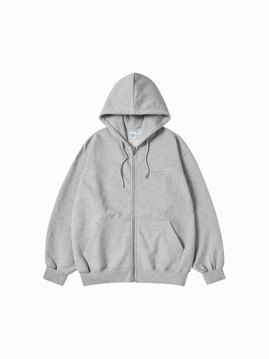 ADLV Mixed Thread Hoodie Zip Up
