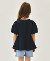 Marithé François Girbaud Kids W Peplum Blouse Navy