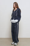 General Idea WOMAN Lace Trim Sweat Pants